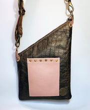 Load image into Gallery viewer, Kirsten Pink & Brown Crossbody Bag