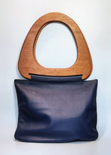 Load image into Gallery viewer, Handles of Wood Leather Bag