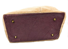 Load image into Gallery viewer, Tan Suede Jacket Duffel Bag