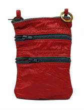 Load image into Gallery viewer, Red, 3-Pocket Leather Emaline Bag