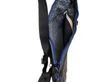 Load image into Gallery viewer, Front Bag in Blue Leather