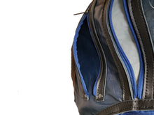 Load image into Gallery viewer, Front Bag in Blue Leather