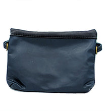 Load image into Gallery viewer, Black on Navy Emaline Clutch