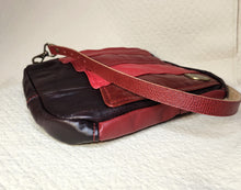 Load image into Gallery viewer, Karol Collared Red Leather Shoulder Bag