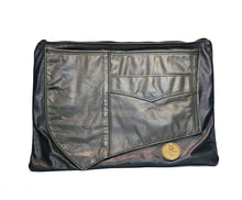 Load image into Gallery viewer, Tablet Sleeve in Blue Leather