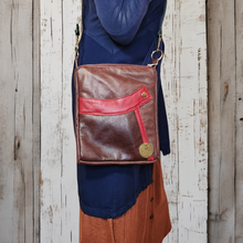 Load image into Gallery viewer, Emaline Burgundy Crossbody Bag