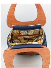 Load image into Gallery viewer, Handles of Wood Leather Bag