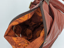 Load image into Gallery viewer, Rust-Colored Upcycled Leather Jacket Kirsten Bag