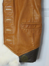 Load image into Gallery viewer, Upcycled Leather Vest and Rabbit Tote
