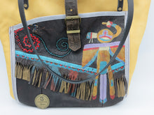 Load image into Gallery viewer, Upcycled Three Leather Jacket Bag