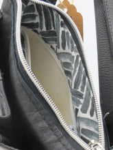 Load image into Gallery viewer, Upcycled Basic Black Jacket Emaline Bag