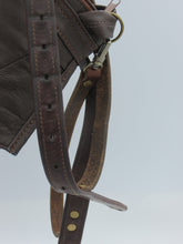 Load image into Gallery viewer, Leather Jacket Collar Upcycled Bag