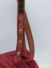 Load image into Gallery viewer, Upcycled RED Leather Jacket Kirsten Bag