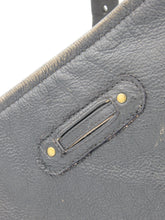 Load image into Gallery viewer, Upcycled Black, Blue & Cream Leather Jacket Kirsten Bag