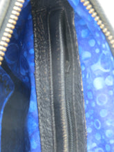 Load image into Gallery viewer, Upcycled Black, Blue & Cream Leather Jacket Kirsten Bag