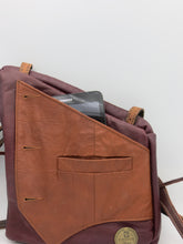 Load image into Gallery viewer, Upcycled Leather Vest and Couch Kirsten Bag