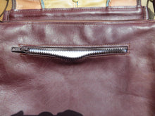 Load image into Gallery viewer, Karol Burgundy Leather Bag