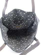 Load image into Gallery viewer, Upcycled Black Leather Tote