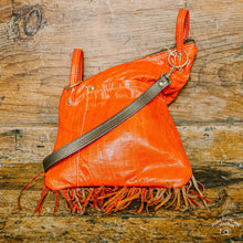 Load image into Gallery viewer, Red Fringed Kirsten Leather Bag