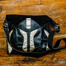 Load image into Gallery viewer, Karol Crossbody Black Leather Bag