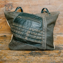 Load image into Gallery viewer, Upcycled Three Leather Jacket Bag
