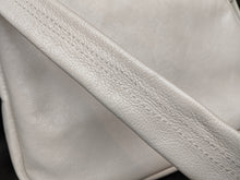 Load image into Gallery viewer, Upcycled White Leather Jacket Karol Bag