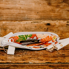 Load image into Gallery viewer, Repurposed White Leather Emaline Bag