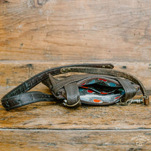 Load image into Gallery viewer, Leather Jacket Collar Upcycled Bag