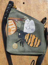 Load image into Gallery viewer, Upcycled Leather Honeybee Kirsten Bag