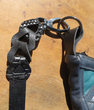 Load image into Gallery viewer, Blue Upcycled Couch Bag