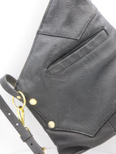 Load image into Gallery viewer, Upcycled Leather Biker Vest Kirsten Bag
