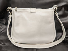 Load image into Gallery viewer, Upcycled White Leather Jacket Karol Bag