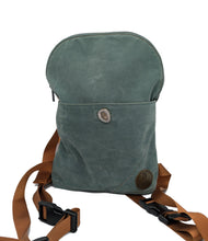 Load image into Gallery viewer, Sage Green Suede Backpack
