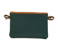 Load image into Gallery viewer, Small Green and Orange Emaline Bag
