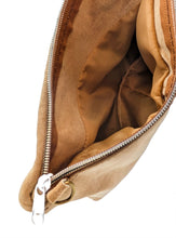 Load image into Gallery viewer, Tan Suede Jacket Clutch
