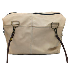 Load image into Gallery viewer, Repurposed Couch Leather Duffel
