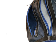 Load image into Gallery viewer, Front Bag in Blue Leather
