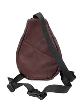 Load image into Gallery viewer, Maroon and Plum Leather Front Pouch
