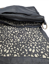 Load image into Gallery viewer, Black Leather jacket Messenger Bag
