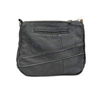 Load image into Gallery viewer, Basic Black Repurposed Leather Karol Bag

