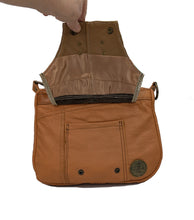 Load image into Gallery viewer, Green Chevron on Gold Karol Bag
