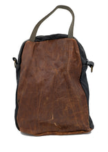 Load image into Gallery viewer, Black and Brown Leather Sachel
