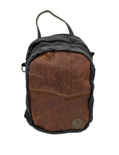 Load image into Gallery viewer, Black and Brown Leather Sachel

