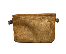 Load image into Gallery viewer, Glittery Gold Leather Emaline Clutch
