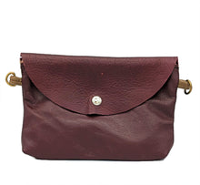 Load image into Gallery viewer, Couch Leather Repurposed Emaline Clutch
