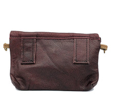 Load image into Gallery viewer, Burgundy Leather Emaline Clutch

