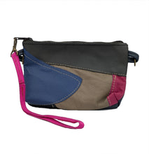 Load image into Gallery viewer, Multicolored Repurposed Leather Emaline
