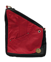 Load image into Gallery viewer, Red and Black Leather Kirsten Bag
