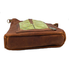 Load image into Gallery viewer, Brown &amp; Green Cowgirl Kirsten Bag
