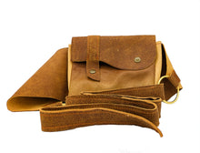 Load image into Gallery viewer, Rugged Repurposed Leather Fanny Pack
